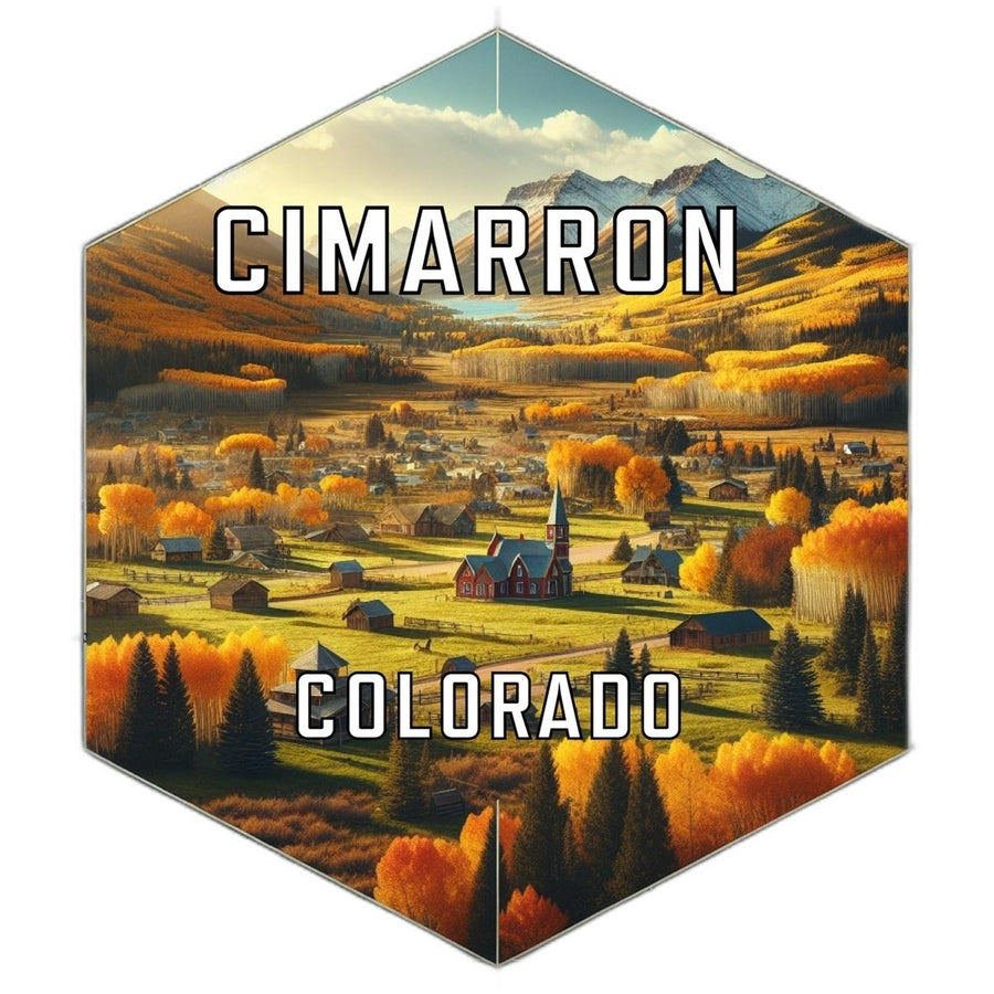 Cimarron Colorado Travel Destination Souvenir Vinyl Decal Sticker Image 1