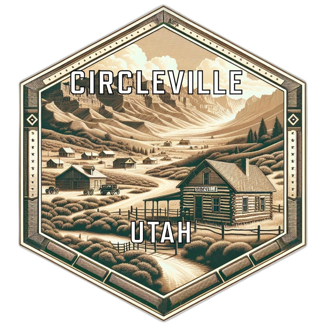 Circleville Utah Travel Destination Souvenir Vinyl Decal Sticker Image 1