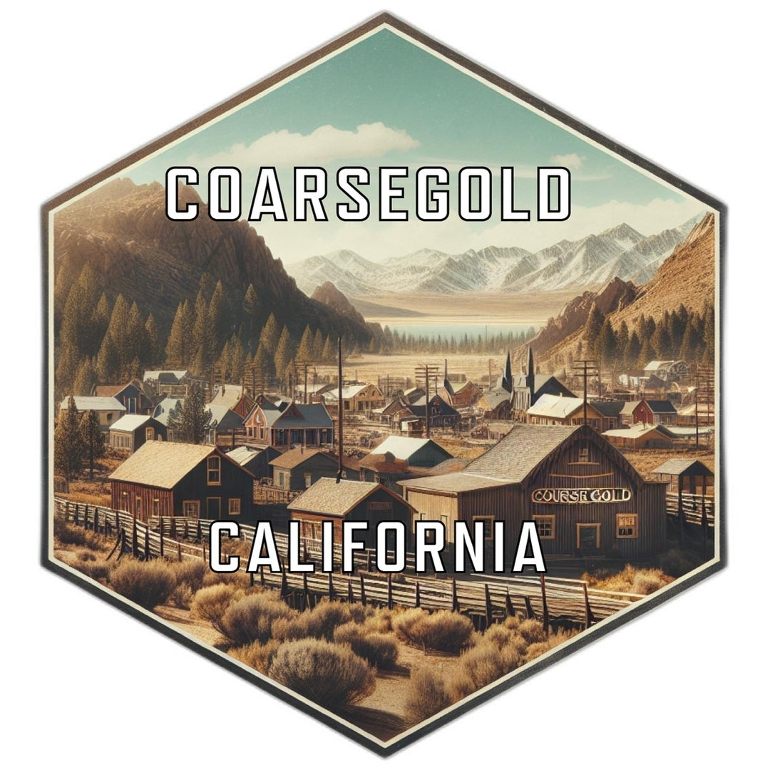 Coarsegold California Travel Destination Souvenir Vinyl Decal Sticker Image 1