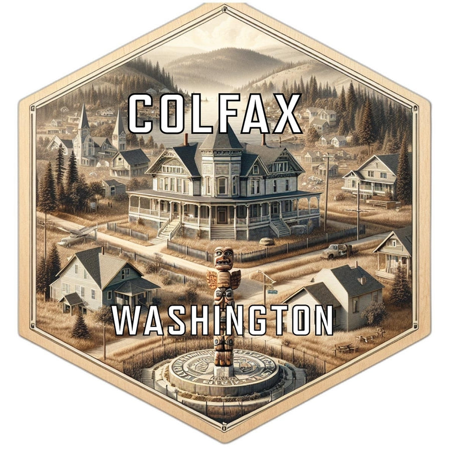 Colfax Washington Travel Destination Souvenir Vinyl Decal Sticker Image 1