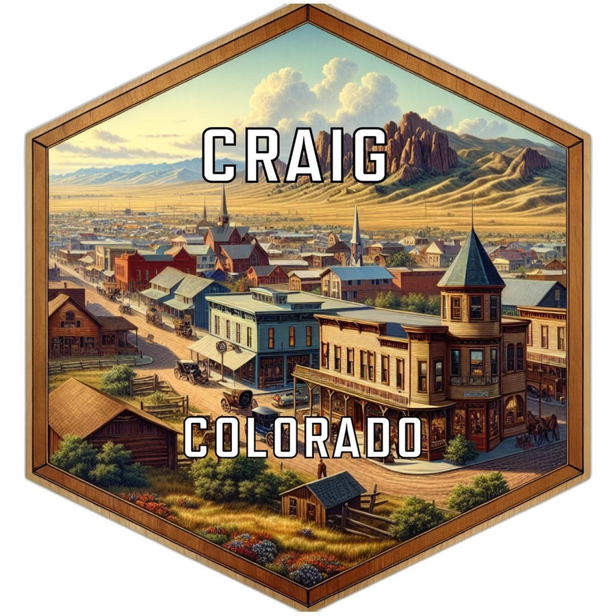 Craig Colorado Travel Destination Souvenir Vinyl Decal Sticker Image 1