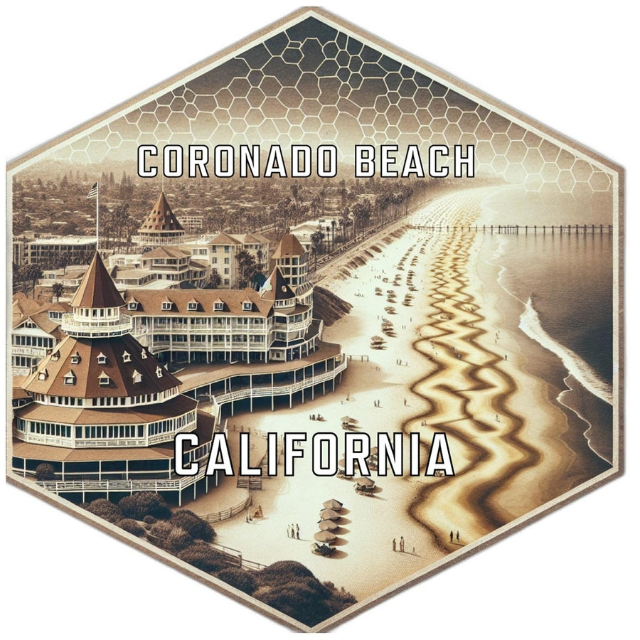 Coronado Beach California Travel Destination Souvenir Vinyl Decal Sticker Image 1