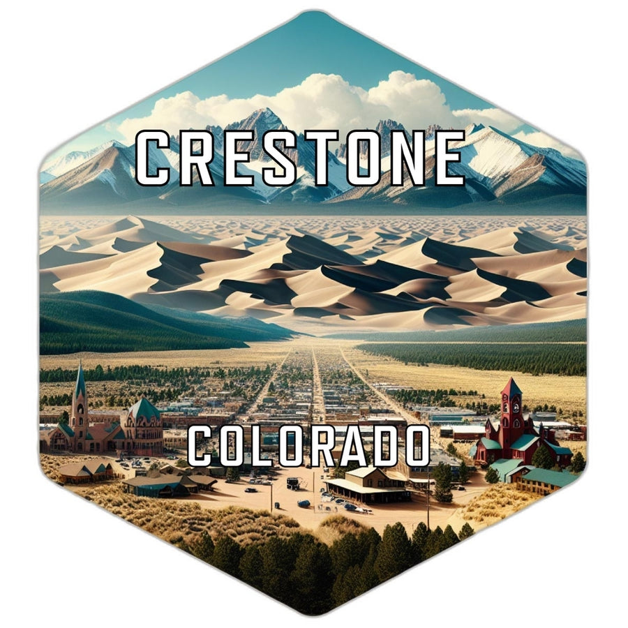 Crestone Colorado Travel Destination Souvenir Vinyl Decal Sticker Image 1