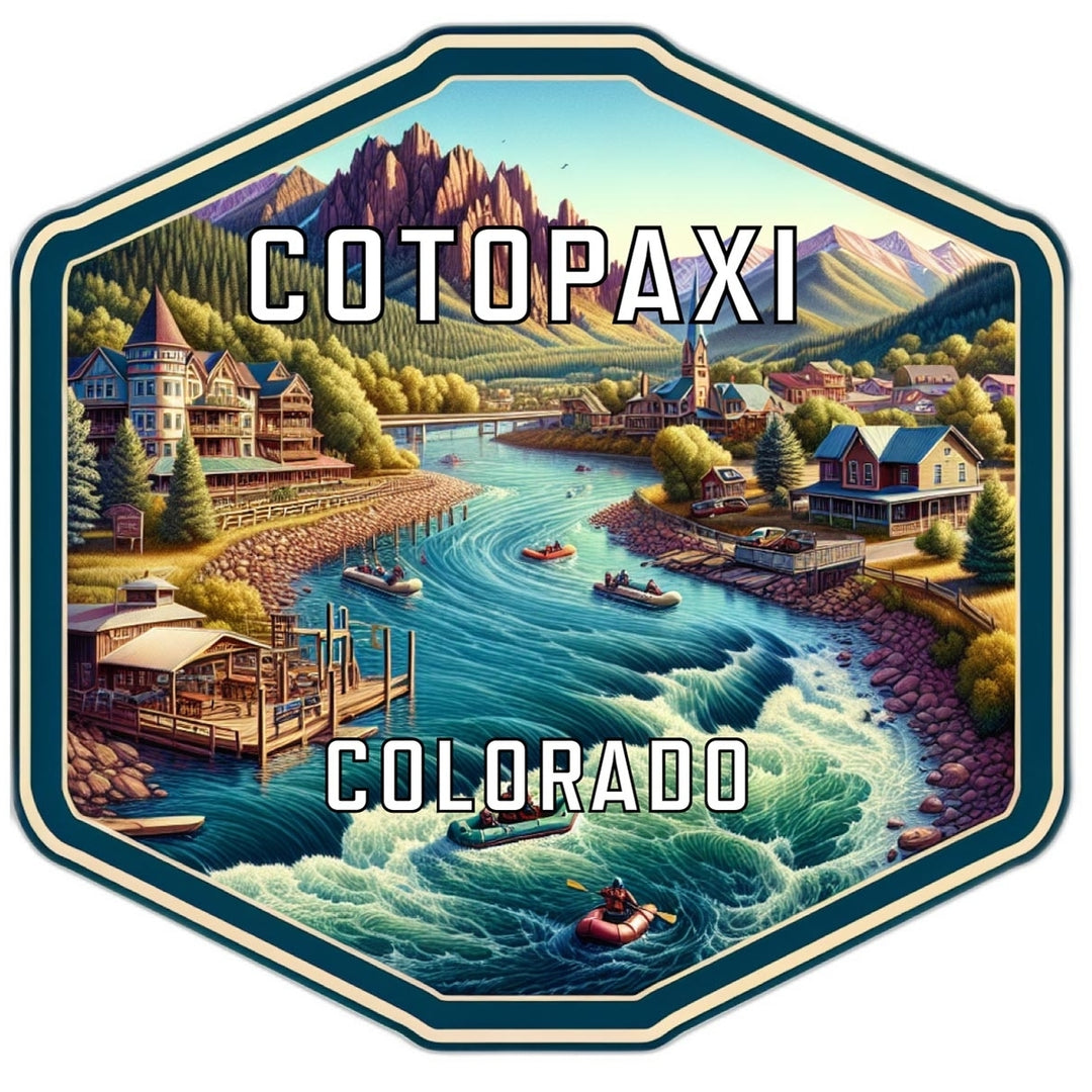 Cotopaxi Colorado Travel Destination Souvenir Vinyl Decal Sticker Image 1