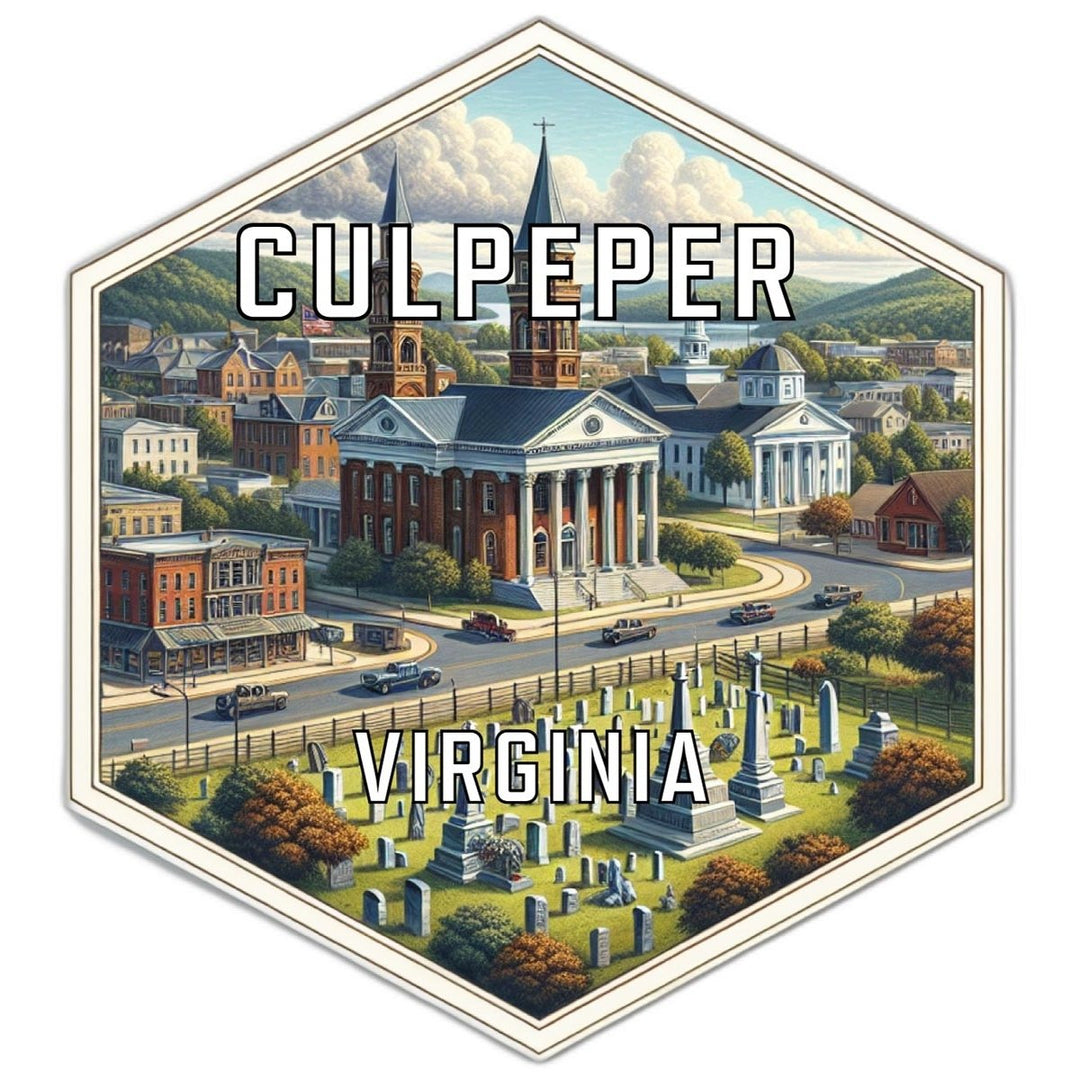 Culpeper Virginia Travel Destination Souvenir Vinyl Decal Sticker Image 1