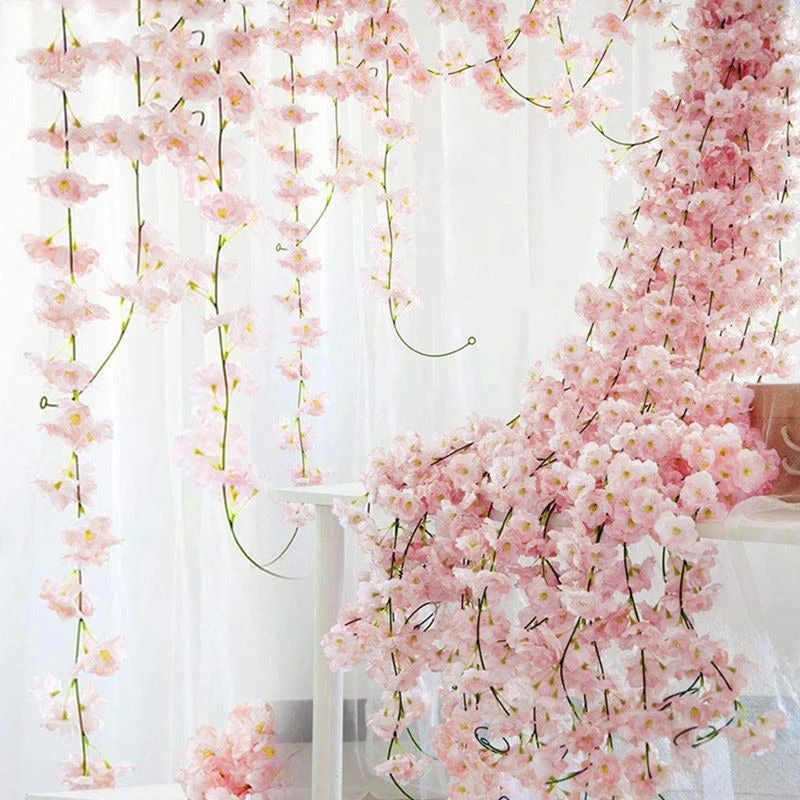 180CM Artificial Sakura Vine  Wedding, Home, Party, and Christmas Decoratio Image 4