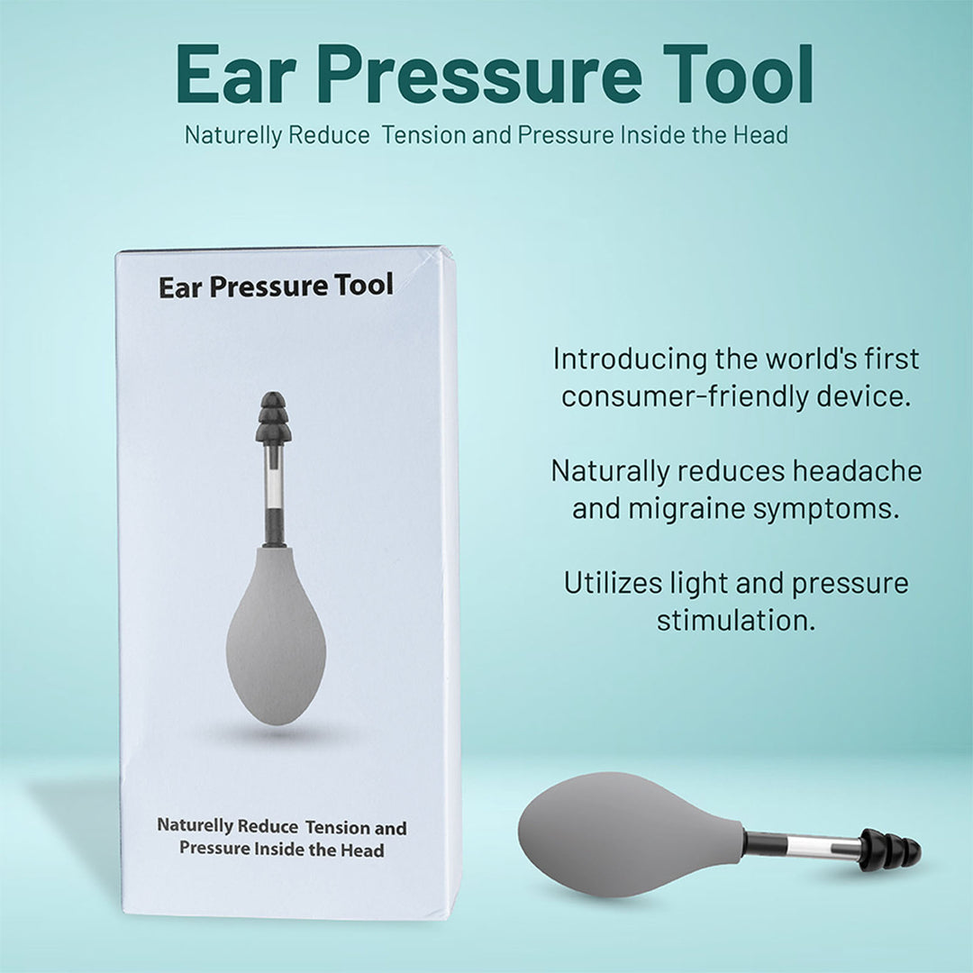 Reduce Tension Ear Pressure Tool Portable Silicone Inner Ear Pressure Relief Tool for Headache Image 4