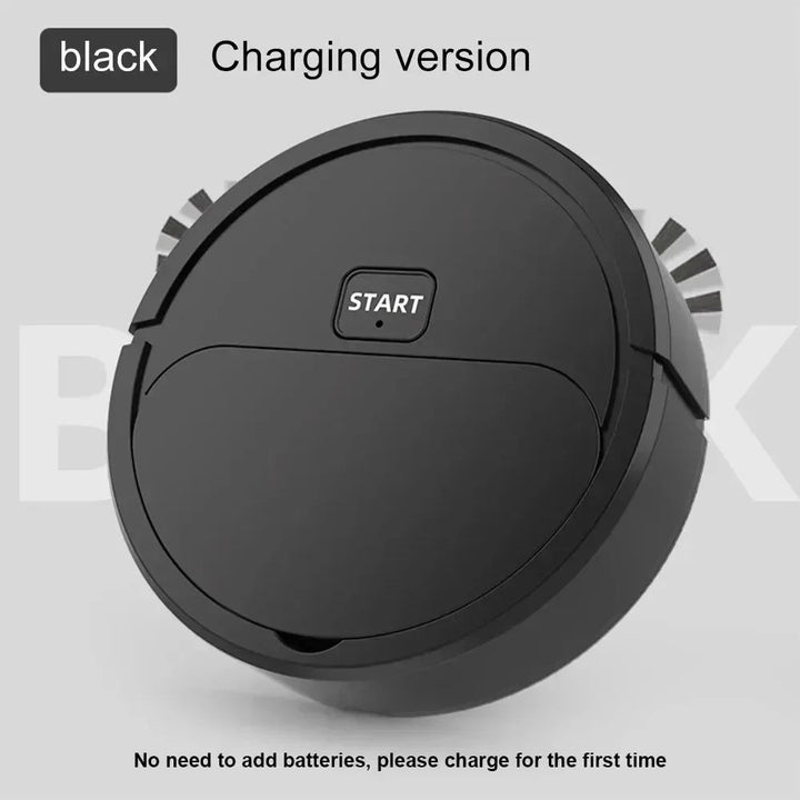 Portable Mini Robotic Vacuum Cleaner USB Rechargeable Wet Dry Sweeper for Home Image 1