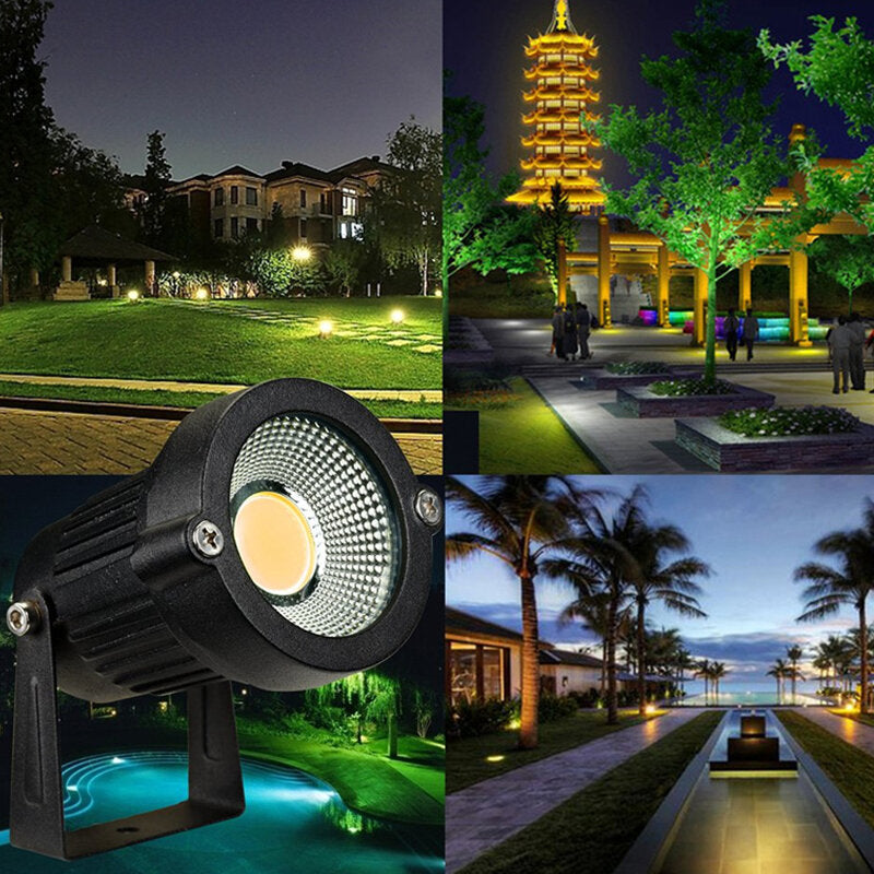 10W LED COB Lawn Light Garden Spotlights Outdoor Yard Waterproof Spike Landscape Lamp AC85-265V Image 3