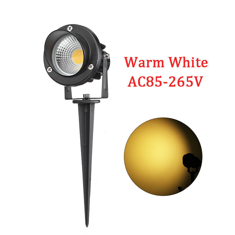 10W LED COB Lawn Light Garden Spotlights Outdoor Yard Waterproof Spike Landscape Lamp AC85-265V Image 7