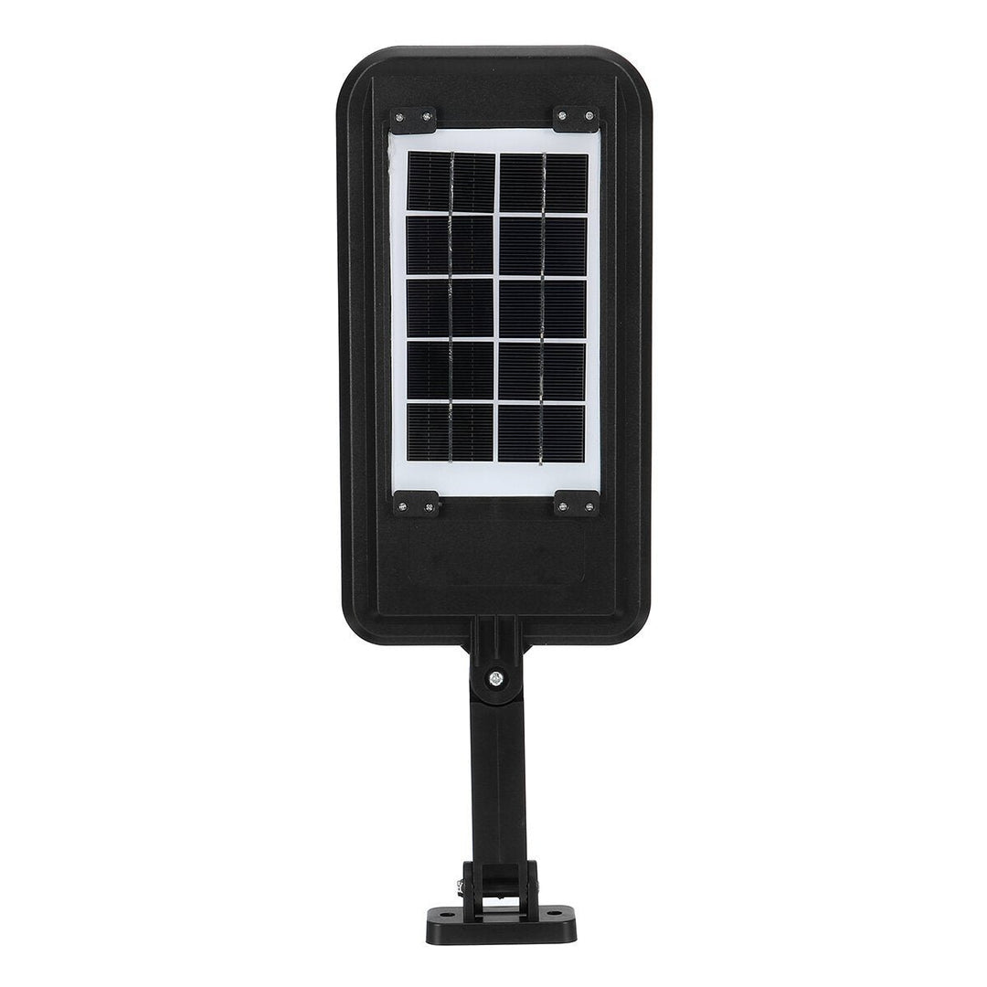 128LED Light Rechargeable Solar Power Street Light Human Body Induction Rural Remote Control Solar Street Lights Image 8