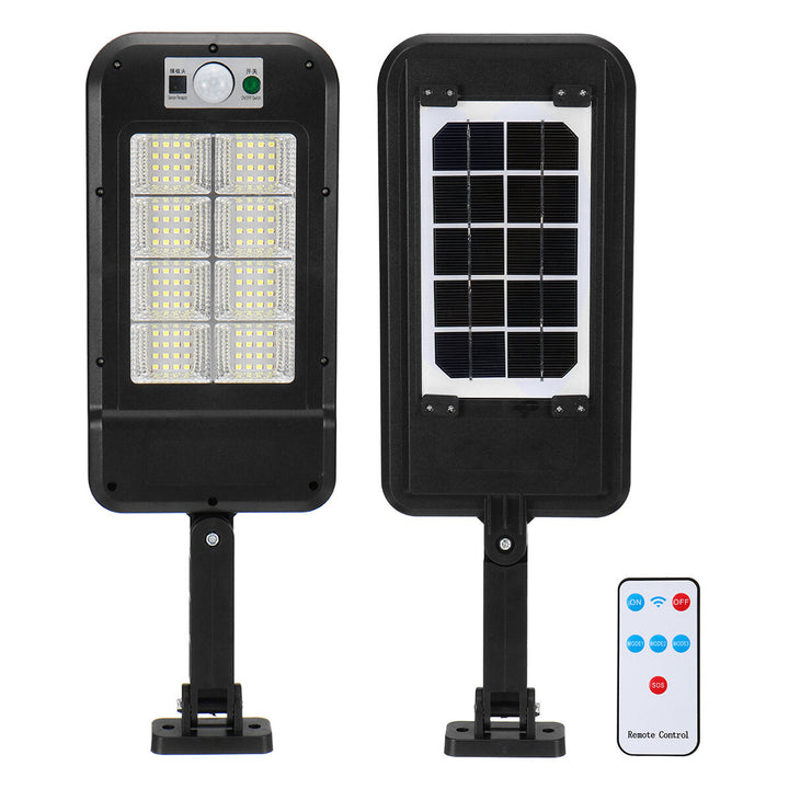 128LED Light Rechargeable Solar Power Street Light Human Body Induction Rural Remote Control Solar Street Lights Image 10