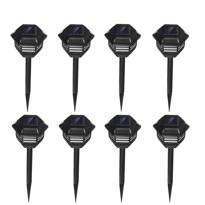 2/4/8pcs Solar Lawn Lights Landscape Garden Villa Decor Lamps LED Ground Lights Plugged,DTTT Image 3