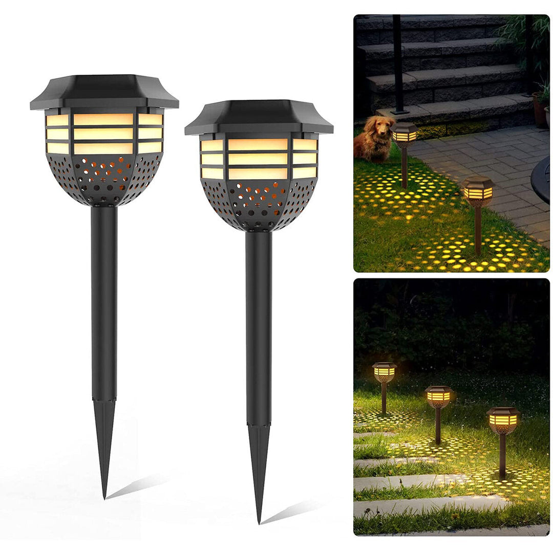 2/4/8pcs Solar Lawn Lights Landscape Garden Villa Decor Lamps LED Ground Lights Plugged,DTTT Image 7