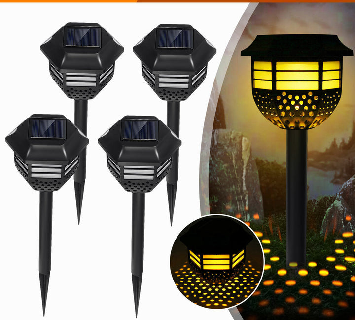 2/4/8pcs Solar Lawn Lights Landscape Garden Villa Decor Lamps LED Ground Lights Plugged,DTTT Image 8