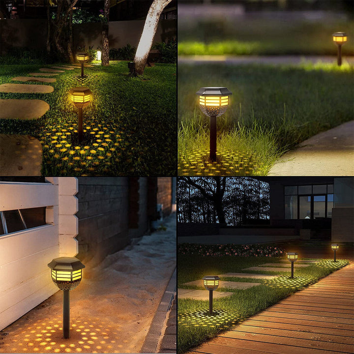 2/4/8pcs Solar Lawn Lights Landscape Garden Villa Decor Lamps LED Ground Lights Plugged,DTTT Image 10