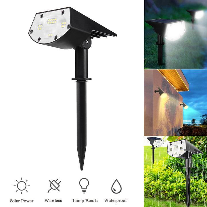 20LED Outdoor Solar Spot Lights Landscape Spotlight Garden Pathway Lawn Light Image 10