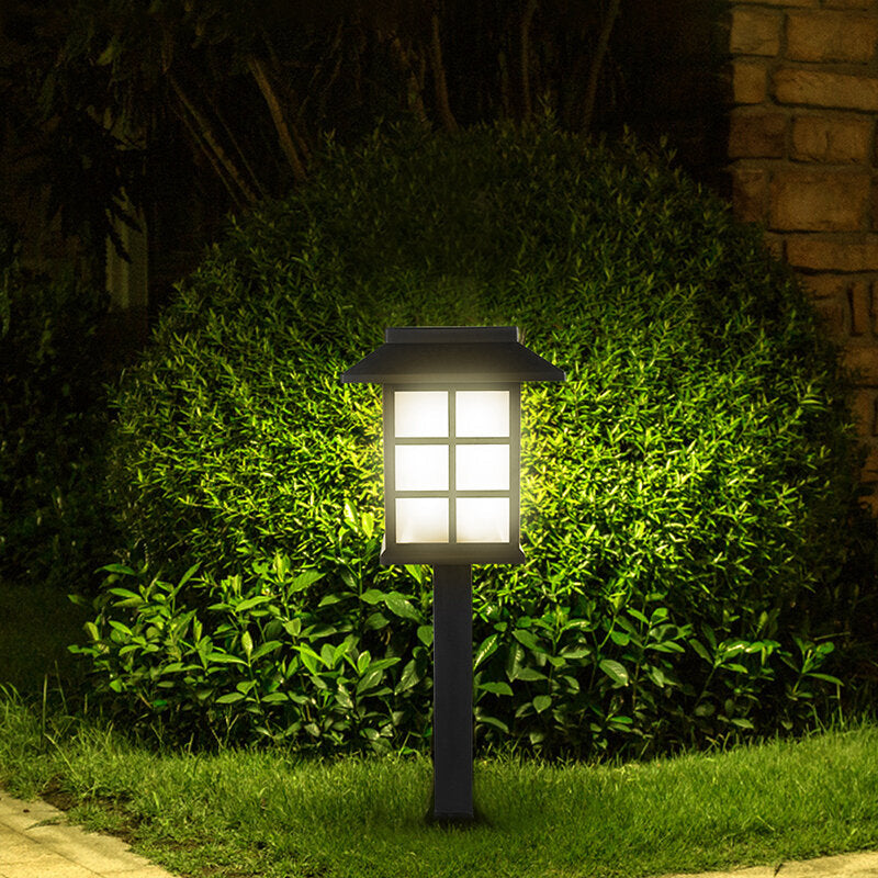 2PCS Solar Garden Lamps Solar Pathway Lights IP65 Waterproof Garden LED Lights Outdoor Solar Landscape Lights For Lawn Image 6