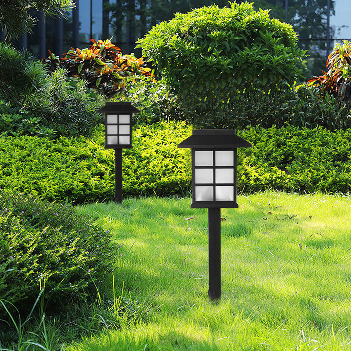 2PCS Solar Garden Lamps Solar Pathway Lights IP65 Waterproof Garden LED Lights Outdoor Solar Landscape Lights For Lawn Image 7