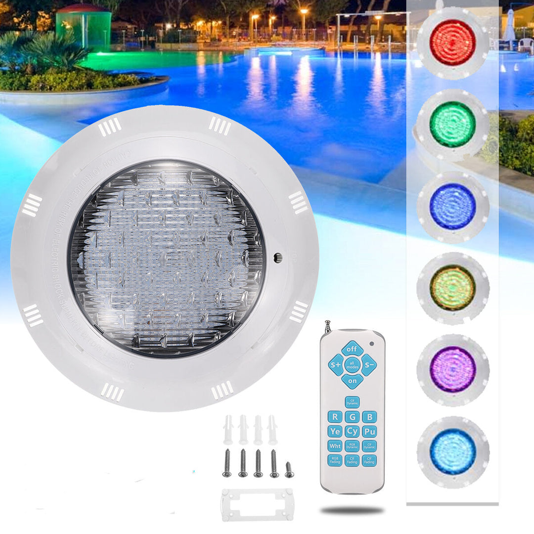 360/460 Lamp Beads LED Swimming Pool Light Wall-mounted Underwater Lamp RGB Landscape Lighting Image 4