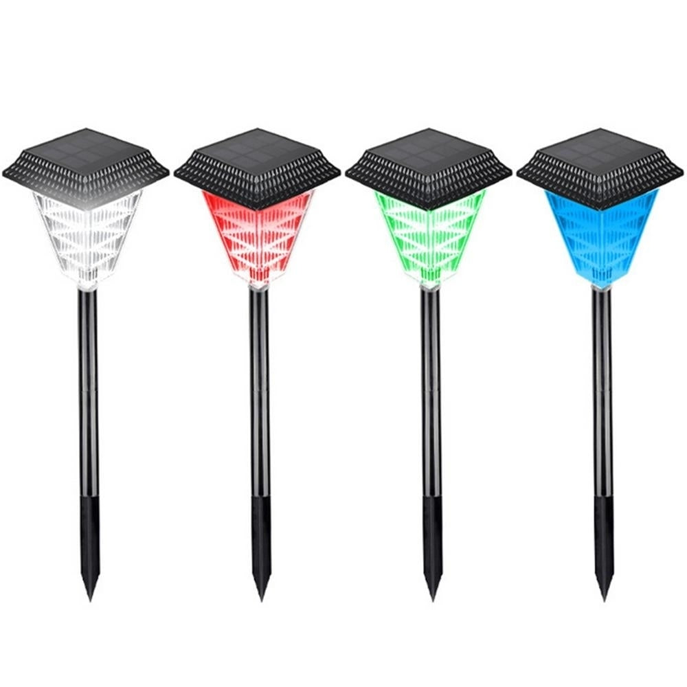 3W Solar Powered 12 LED Lawn Light Outdoor Waterproof IP65 Garden Path Landscape Lamp Image 1