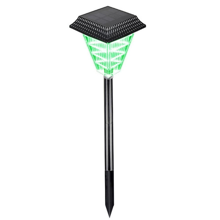 3W Solar Powered 12 LED Lawn Light Outdoor Waterproof IP65 Garden Path Landscape Lamp Image 1