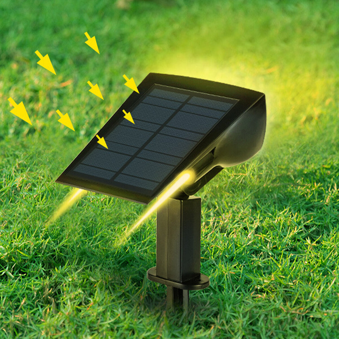 43LED Solar Landscape Light Front Rear Light Up RGB Waterproof Garden Decor Lamp Image 6