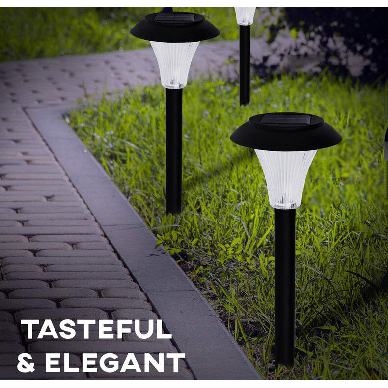 4Pcs LED Solar Lawn Light Ground Plug Light High Brightness Outdoor Waterproof Courtyard Garden Decoration Landscape Image 3