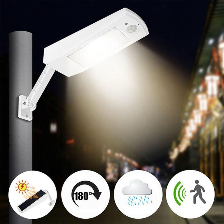 6.8W 48LED Solar Powered Waterproof IP65 Wireless Remote Motion Sensor Street Lamp Wall Light DC4.5V Image 5