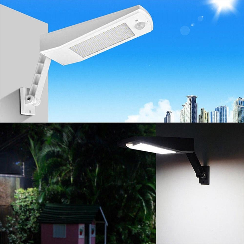 6.8W 48LED Solar Powered Waterproof IP65 Wireless Remote Motion Sensor Street Lamp Wall Light DC4.5V Image 6