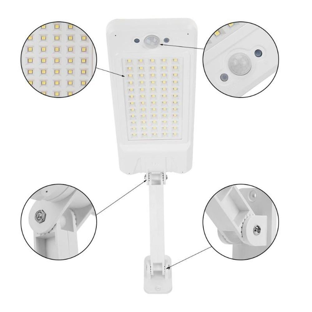 60 LED Remote Control Solar PIR Motion Sensor Street Light Waterproof Outdoor Garden Wall Lamp 3 Lighting Modes Image 10