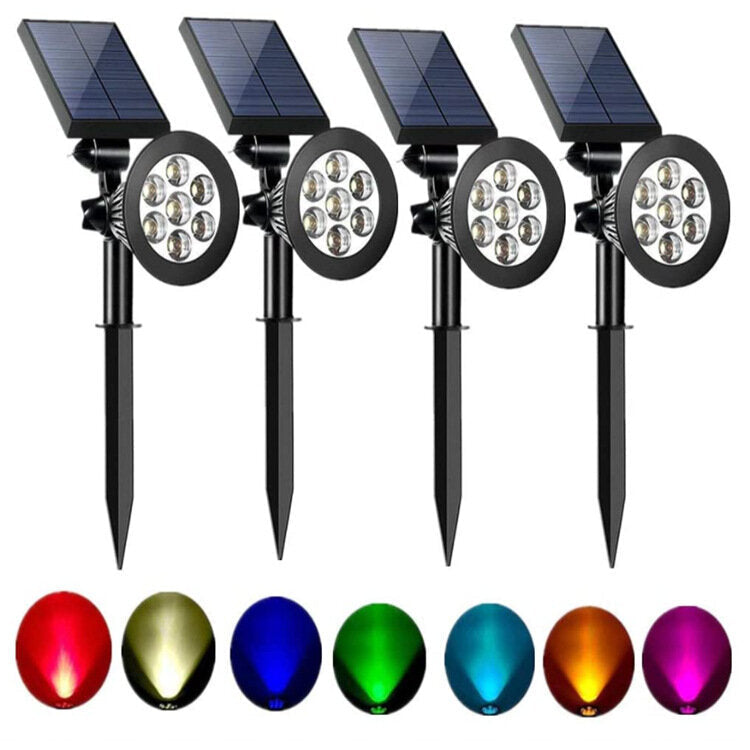 7LED Garden Lawn Light Outdoor LED Spike Lamp Bulbs Path Landscape Waterproof Spotlight Image 1