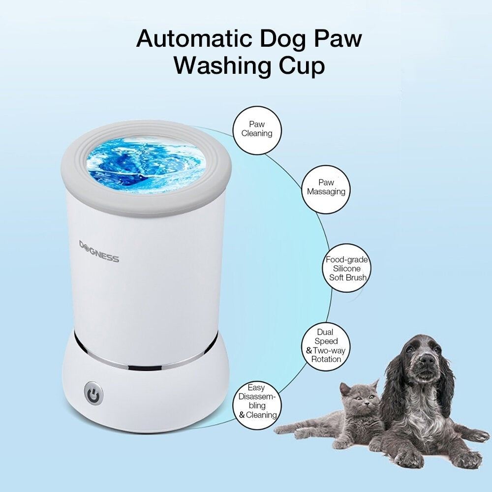 Autoxic Dog Paw Cleaner USB Charging Portable Pet Paw Cleaning with Soft Silicone Bristles, Foot washer for Dog and Cat Image 4