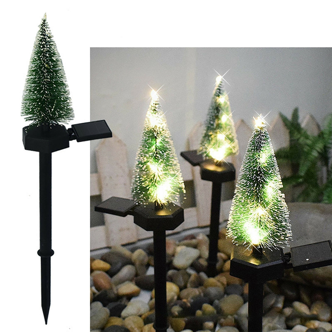 Christmas Tree Lights Led Solar Light For Garden Decoration Lawn Lamp Outdoor Home Pathway Bulb Waterproof Light Image 2