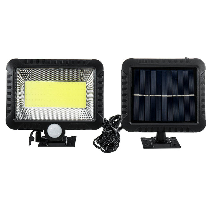 COB 100LED 30W 600Lumen IP65 Solar Lamp Outdoor Park Yard Garden Light Camping Light Work Light Image 2