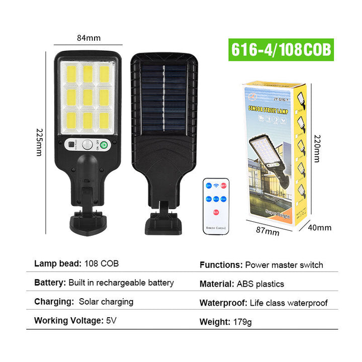 LED Solar Wall Light 3 Modes Motion Sensor Light Control IP65 Waterproof Yard Garden Park Lamp Image 7