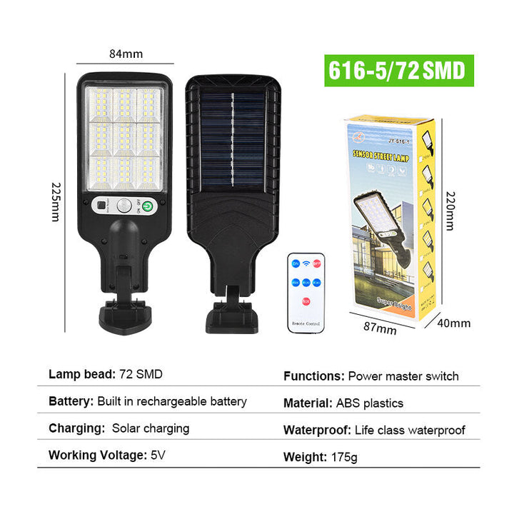 LED Solar Wall Light 3 Modes Motion Sensor Light Control IP65 Waterproof Yard Garden Park Lamp Image 9