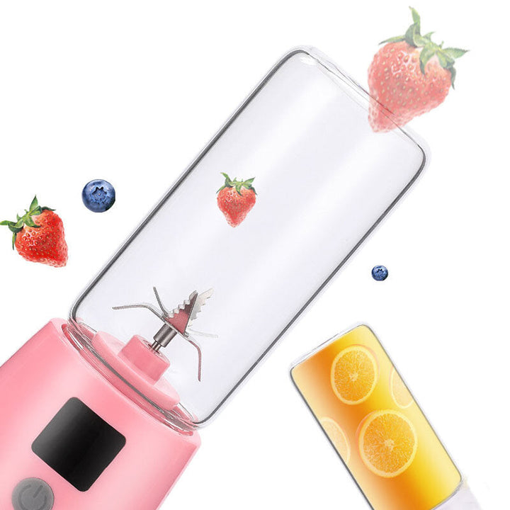 Multi-function Mini Juicer Food Milkshake Fruit Maker Machine USB Rechargeable Blender Camping Picnic Image 1