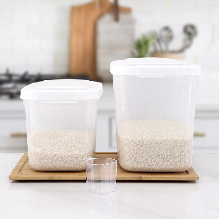 Multi-Function Rice Storage Bucket 5KG/10KG From Kitchen Storage Container Rice Storage Box Image 2