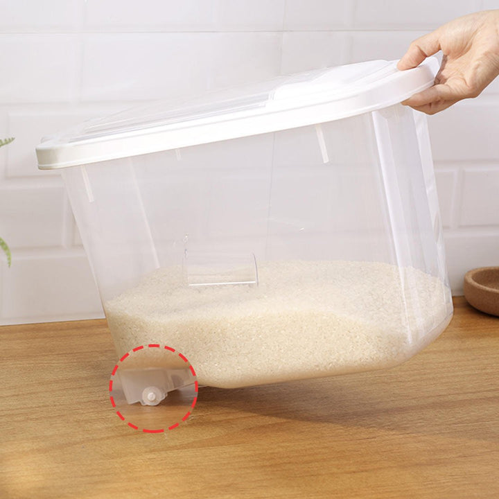 Multi-Function Rice Storage Bucket 5KG/10KG From Kitchen Storage Container Rice Storage Box Image 3