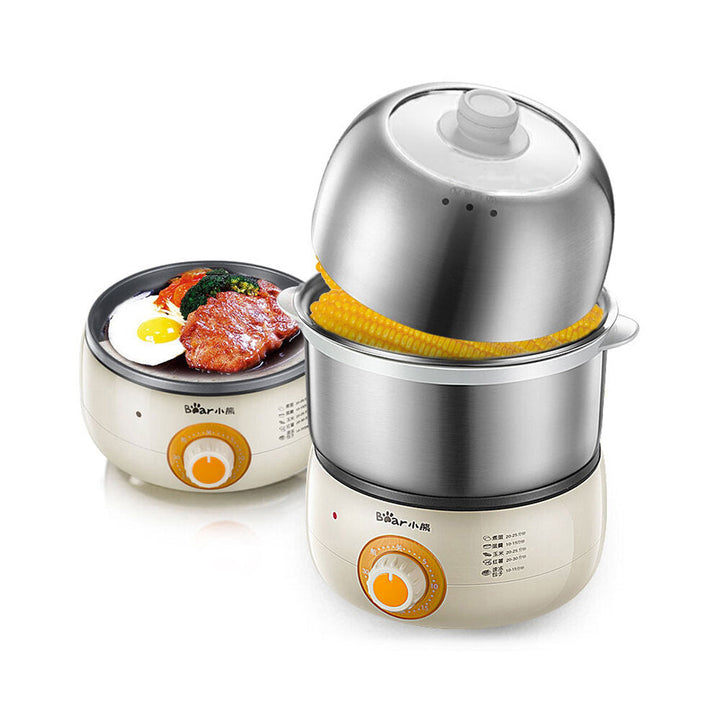 Multi-Function Stainless Steel Egg Boiler 360W Kitchen Electric Egg Cooker Egg Steamers Image 1