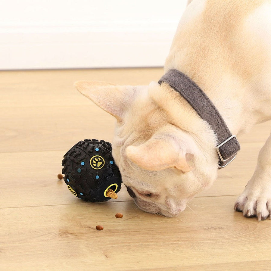 Mini Pet Autoxic Leaking Food Dog Vocal Ball From Stimulating Grinding Teeth Fun And Relaxing Pet Toys Image 1