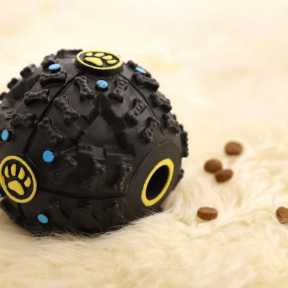 Mini Pet Autoxic Leaking Food Dog Vocal Ball From Stimulating Grinding Teeth Fun And Relaxing Pet Toys Image 3