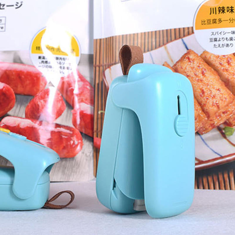 Mini Portable Vacuum Sealer Sealing Packages Plastic Close Bags and Sachet Vacuum Food Clips Image 7