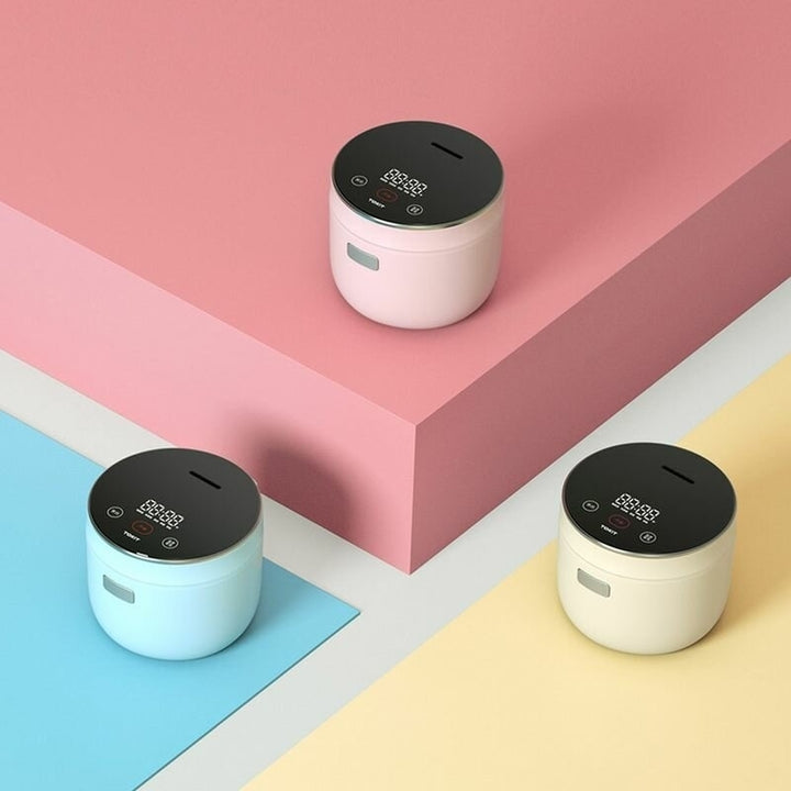 Mini Smart Rice Cooker Colorful Series 400W 1.6L Capacity Touch Control 5 Layer Thick Liner APP Control Image 6