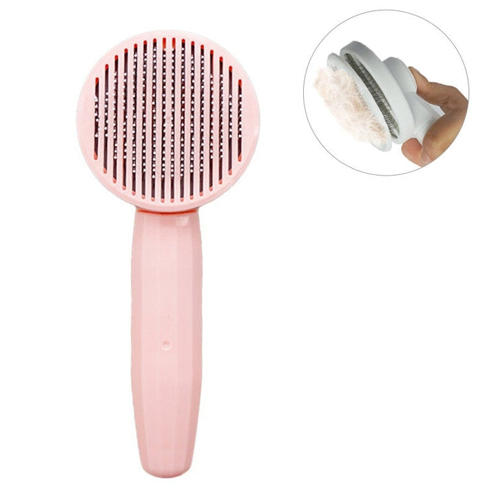 Multi-color PP Pet Hair Removal Comb Non-slip Pet Grooming Comb Pet Massage Comb Brush Image 4