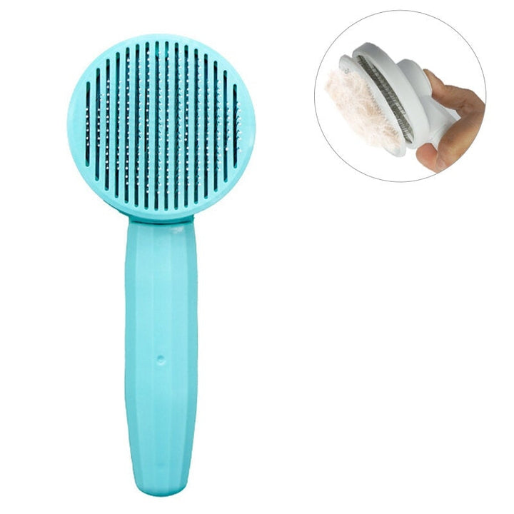 Multi-color PP Pet Hair Removal Comb Non-slip Pet Grooming Comb Pet Massage Comb Brush Image 5