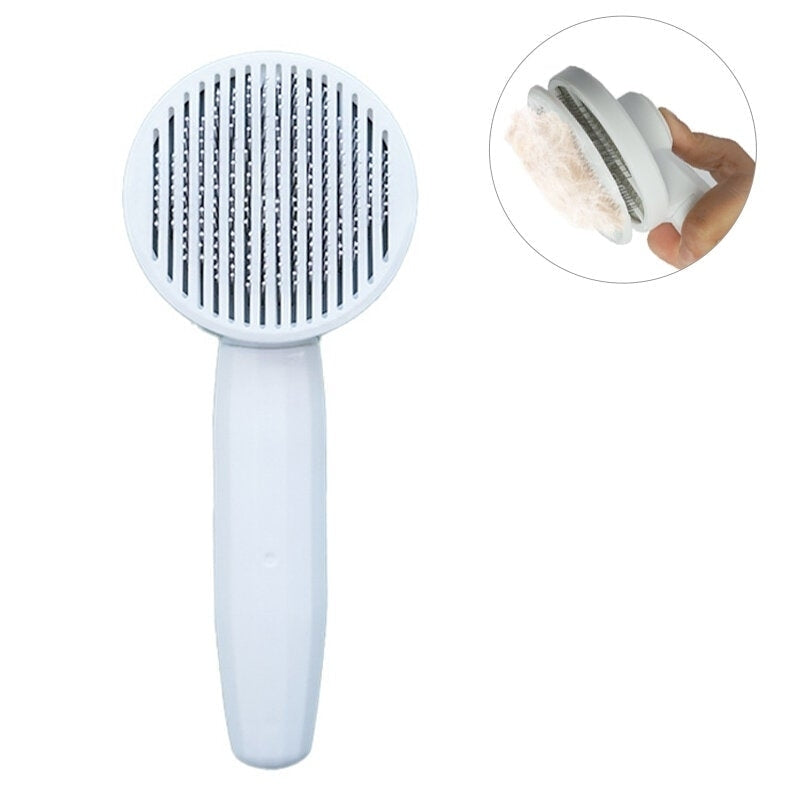 Multi-color PP Pet Hair Removal Comb Non-slip Pet Grooming Comb Pet Massage Comb Brush Image 6