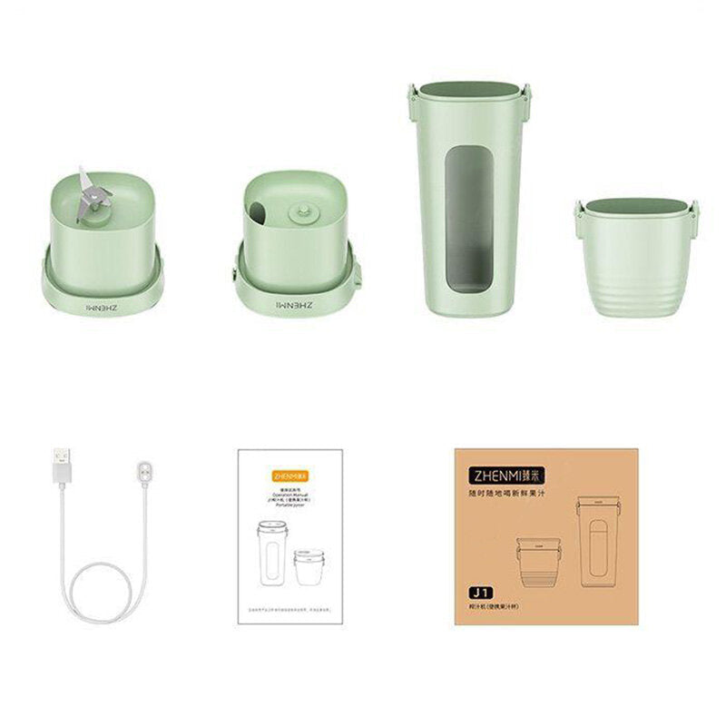 Mini Wireless Vacuum Portable Juicer Cup Blender from USB Charging Vacuum Preservation Image 2