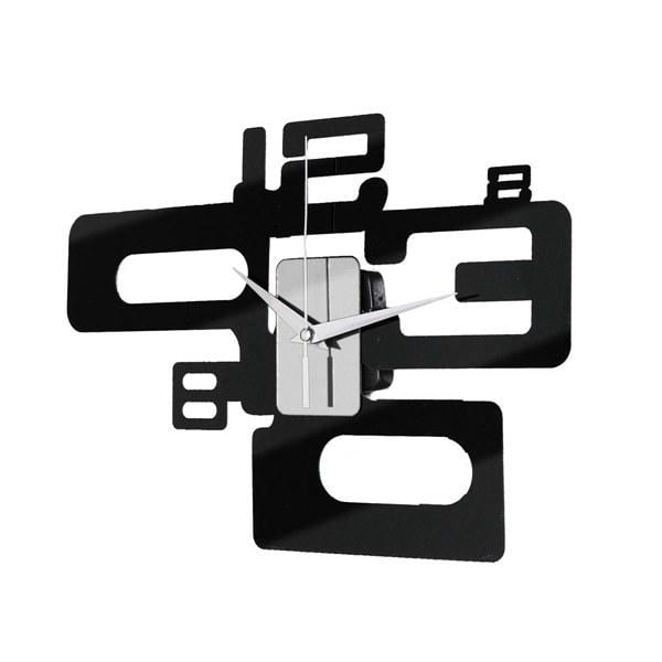 Modern Art Number Design Wall Clock Acrylic Mirror Surface Image 1